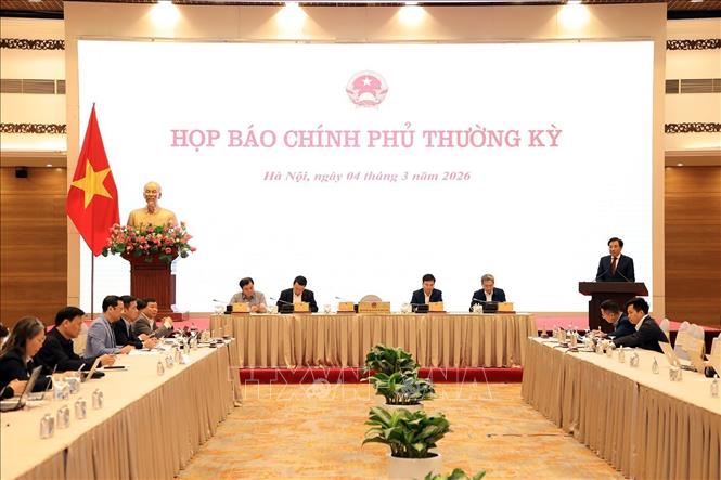 Quang cảnh họp báo. Ảnh: Tuấn Anh/TTXVN